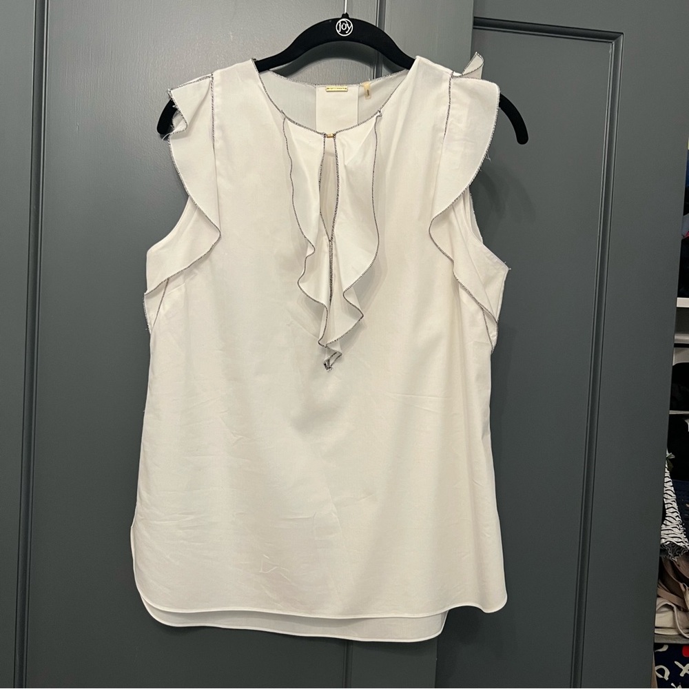 Elie Tahari Ruffle Blouse